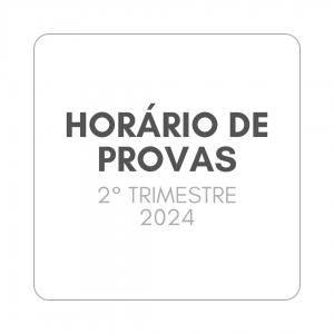 Horário de Provas - 3ºTRI